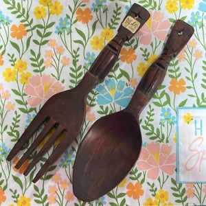 Alii woods Honolulu wooden spoon and fork decor